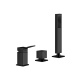 Photo Bath mixer Gessi Rettangolo K 53043#299 black matte