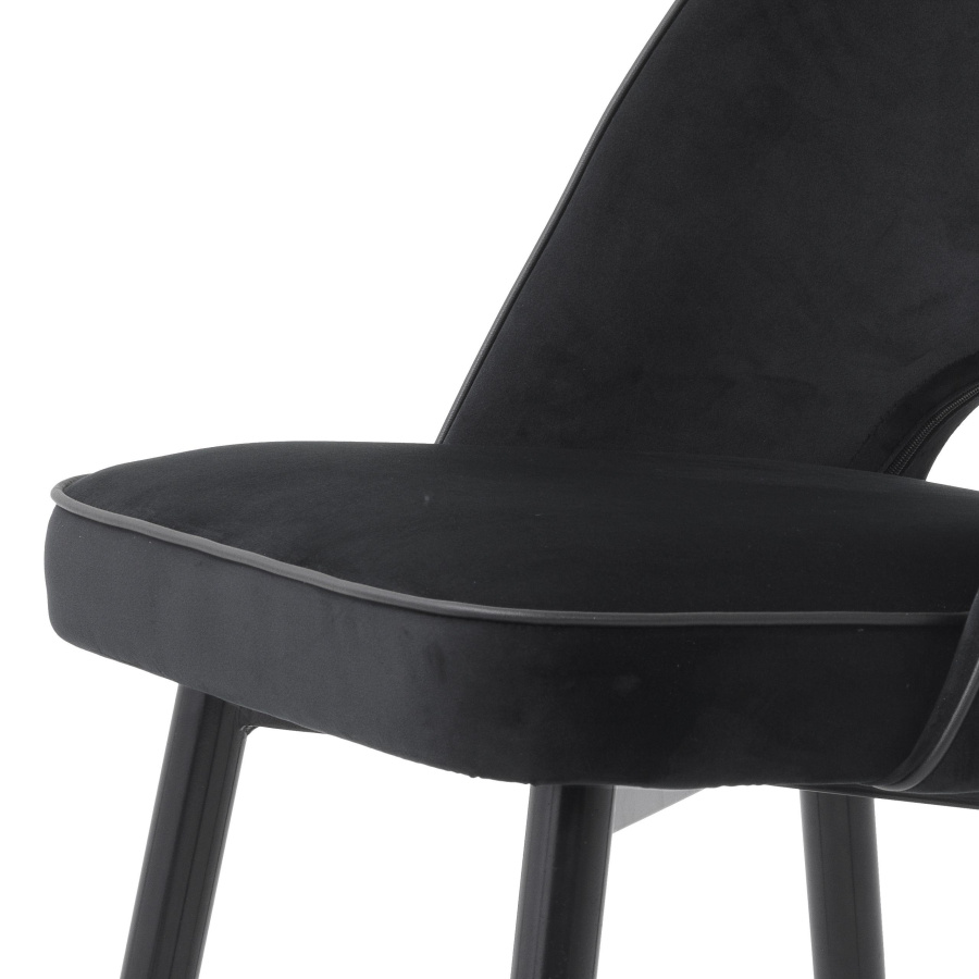 Photo A set of two Cliff dining chairs (black)