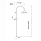 Photo Shower stand Nicolazzi Doccia 5712CR30