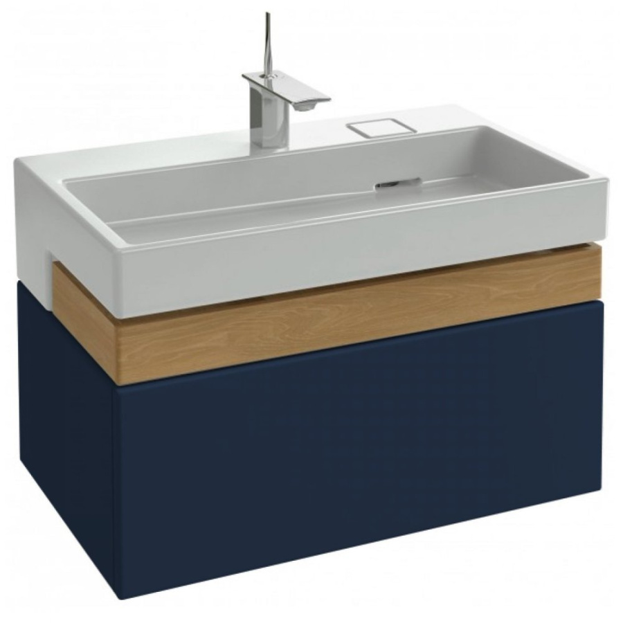 Photo Bathroom under the sink 80 cm Jacob Delafon Terrace EB1186-G98 blue velvet