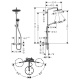 Photo Shower stand Hansgrohe Croma Select S 26891670 with thermostat matte black
