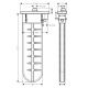 Photo External installation of Hansgrohe sBox 28020990 grinded black chrome