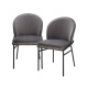 Photo A set of two Willis dining chairs (grey)