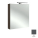 Photo Mirror cabinet 60 cm Jacob Delafon EB795DRU-N14 right, gray anthracite