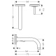 Photo Axor Uno 38113820 grinded nickel sink mixer
