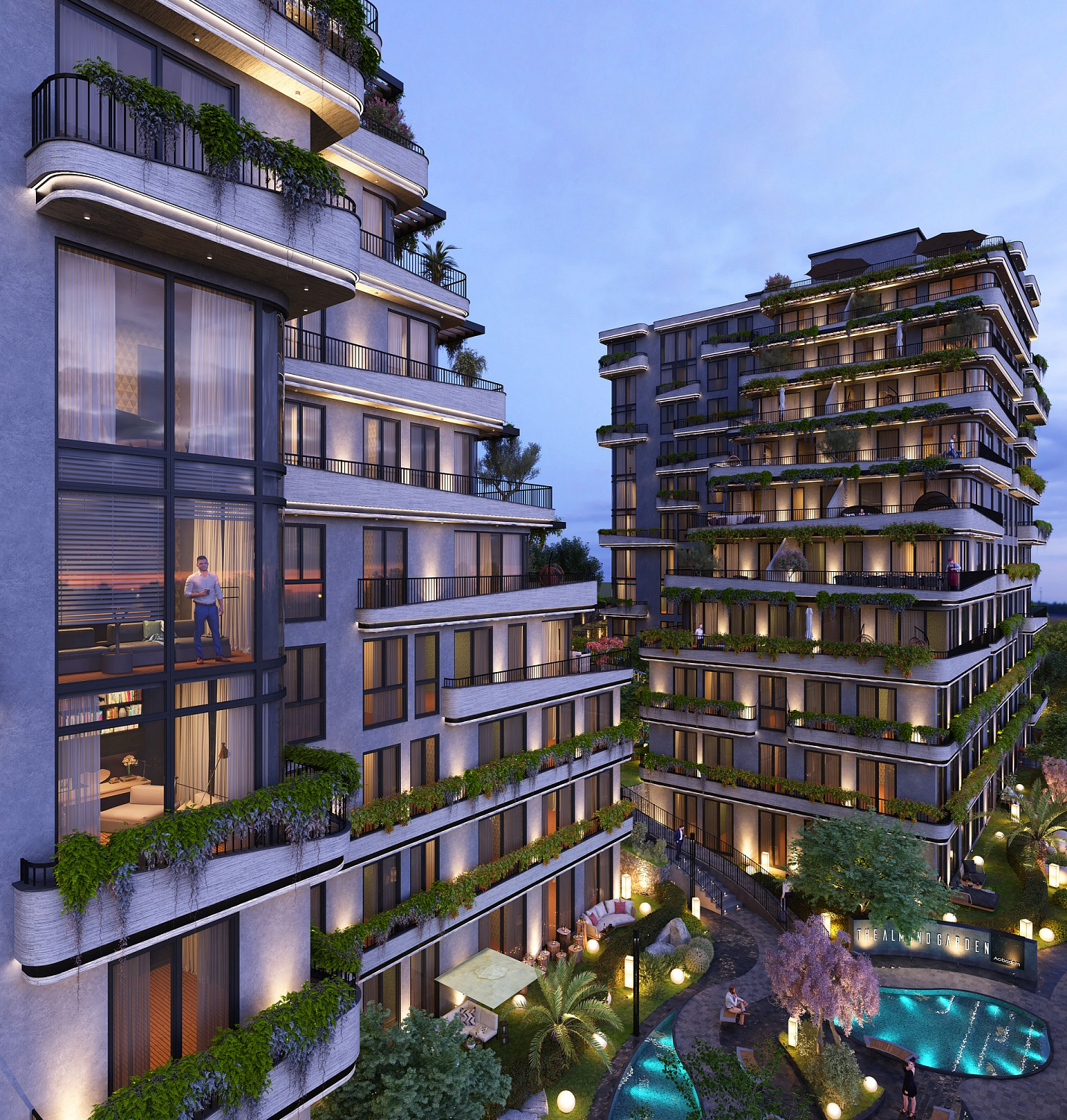 Cozy residential complex in the green zone