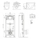 Photo Installation kit with toilet and key AM.PM Spirit 2.0 IS48001.701700 white