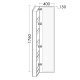 Photo Burgbad Sys30 40 SPIJ040L464 left white matte