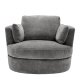 Photo Clarissa rotating chair (gray)