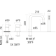 Photo Bath mixer Cisal Xion XI001260D1 steel