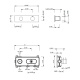 Photo Fantini Nostromo 87 P5 G572B shower thermostat