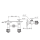 Photo Nicolazzi Onice 2125CR09O shower mixer
