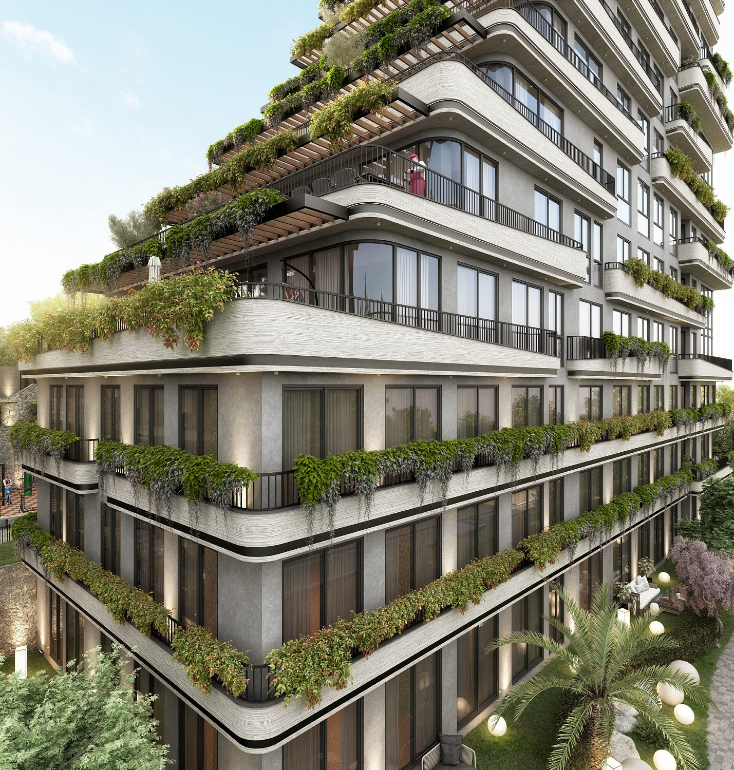 Cozy residential complex in the green zone