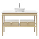 Photo Burgbad Mya 120 SFKH120 F3191 C0037*1 natural oak/white sink