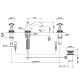 Photo Nicolazzi Impero 1208CR36L sink mixer