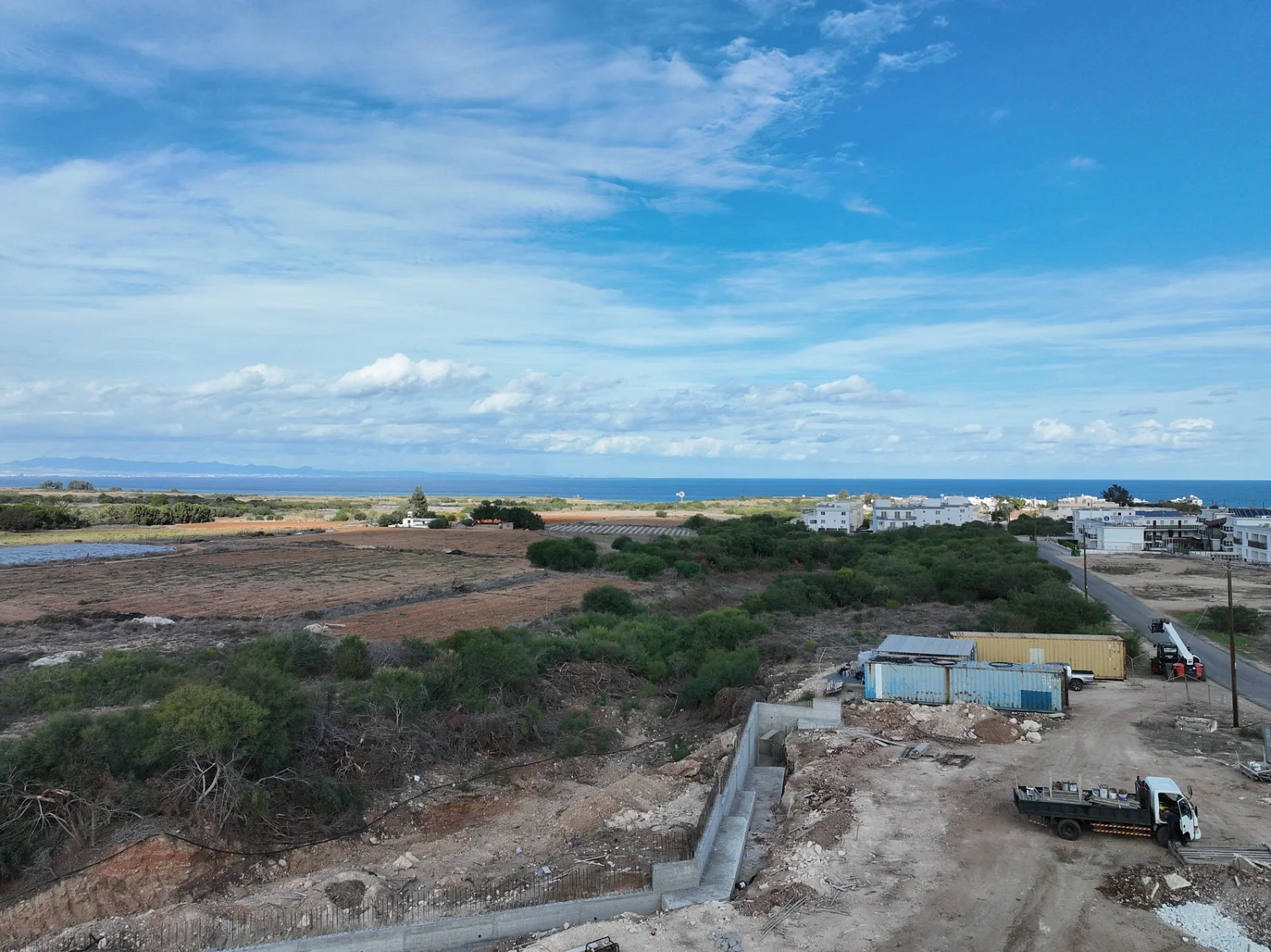 Blue View Residential Complex. With a view of azure.