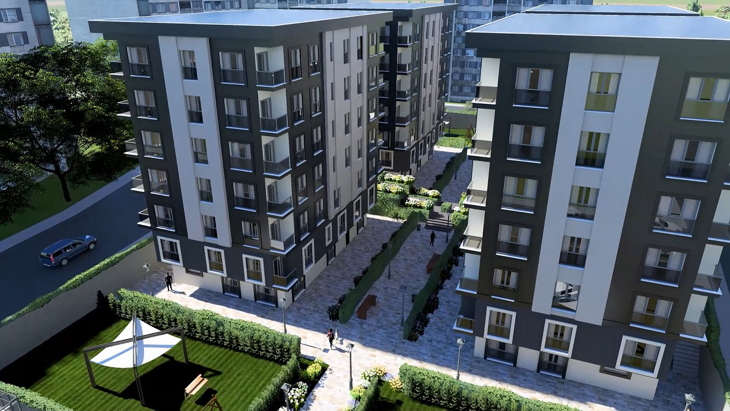 Residential complex in Besiktas near the metro