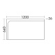 Photo Burgbad Sinea 1.0 120 SICL120 L backlit mirror