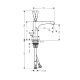 Photo AXOR Citterio E 36100340 grinded black chrome sink mixer