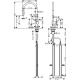 Photo Kitchen mixer hansgrohe Talis M54 72801800 with exhaust shower, steel