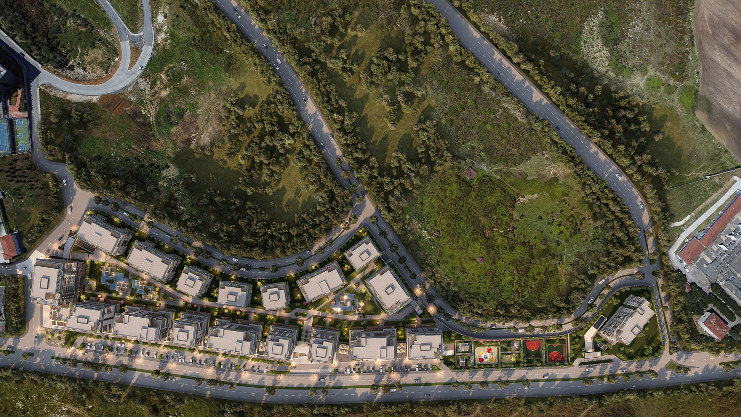 Elite residential complex in a quiet area