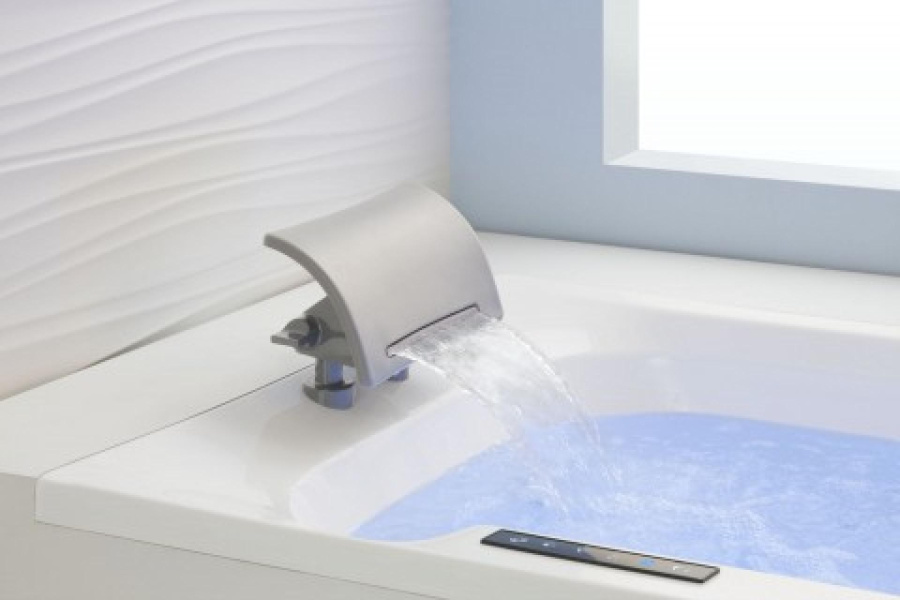 Photo Acrylic bath Jacob Delafon Evok 180x80 E5BC242L-00 with luxe system