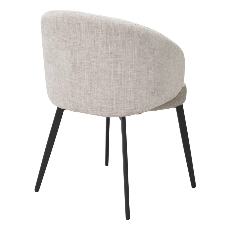 Photo A set of two Lloyd dining chairs (beige, with armrest)