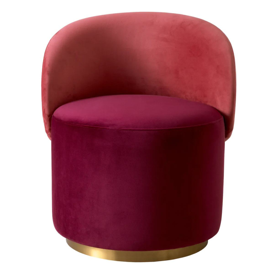 Photo Rotating Greer chair (burgundy)