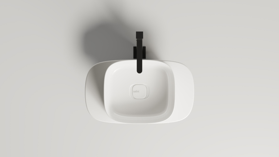 Photo Salini Oriente Totem 1303101M white matte shell