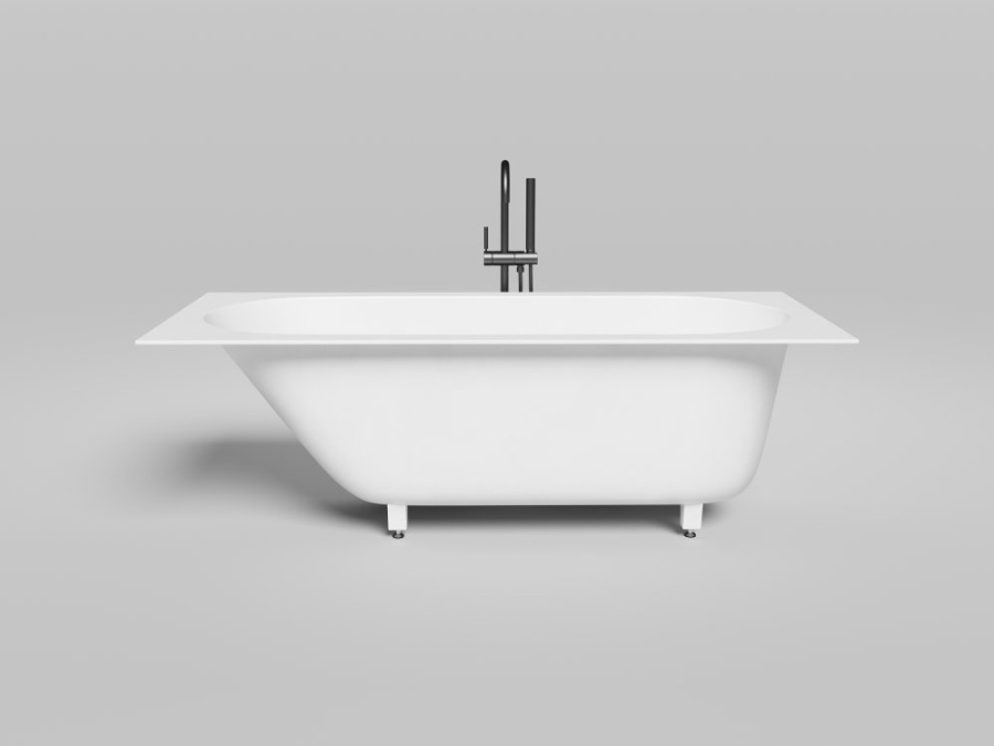 Photo Bath of artificial stone Salini Ornella 170x75 102321MF painting by RAL completely