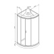 Photo Shower cabin 90x90 AM.PM Gem W90C-401-090BT, without hydromassage