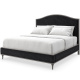 Photo Fontainebleau Platform bed (smoky grey finish, Queen Size)