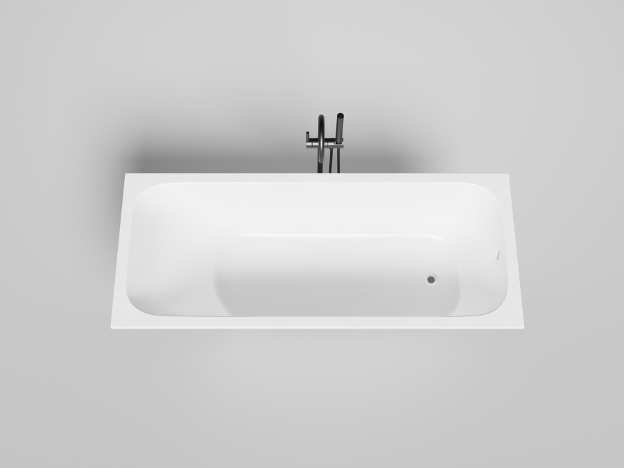 Photo Bath of artificial stone Salini Orlando 170x70 102011MF painting by RAL completely