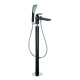 Photo Bath mixer Kludi BALANCE 525908775 black matte/chrome