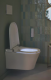 Photo Toilet kit with installation Jacob Delafon Seine E34360-00 with bidet lid and flush plate