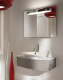 Photo The sink cabinet 85 cm Jacob Delafon Presquile EB1106-V13 Palisander veneer
