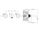 Photo Gessi sink mixer 316 54392#239 stainless steel