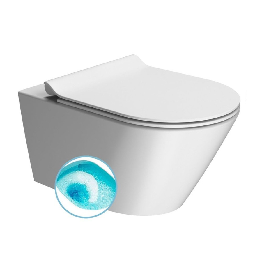 Photo GSI Kube X 941509 white matte toilet