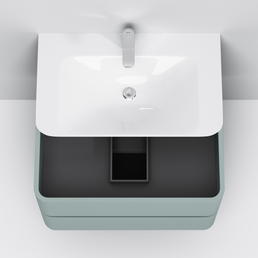 Photo Am.PM Sensation M30FHX0802GG sink cabinet, mint