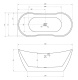 Photo Acrylic bath Abber 180x80 AB9322