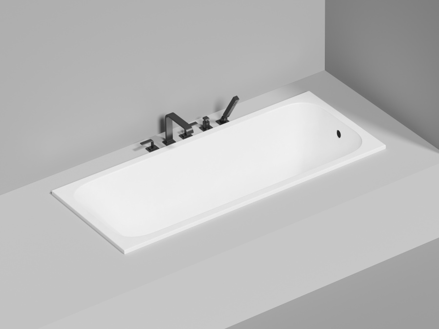 Photo Bath of artificial stone Salini Orlando 170x70 102011MF painting by RAL completely