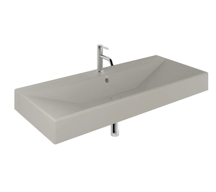 Photo Kludi Resa sink 121 59WW121O2 light gray matte