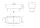 Photo Abber Frankfurt 170x75 AM9941MP pink matte bath