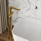Photo Bath mixer WasserKRAFT Ems 7621 gold