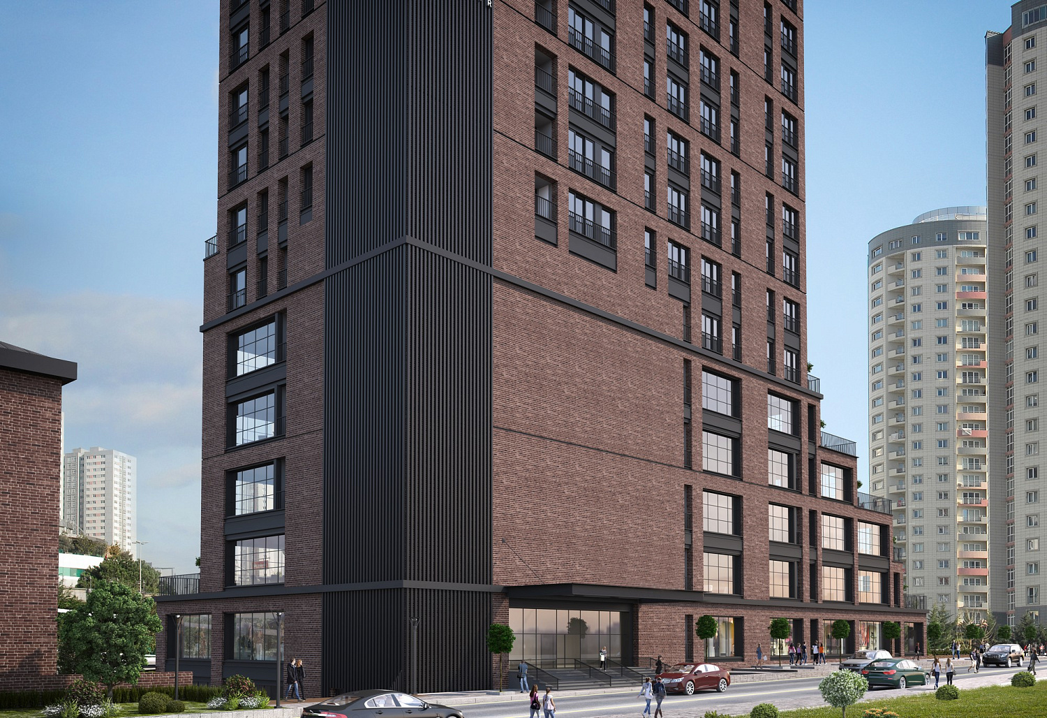 Apartments and offices in a prestigious area with walking distance to the metro