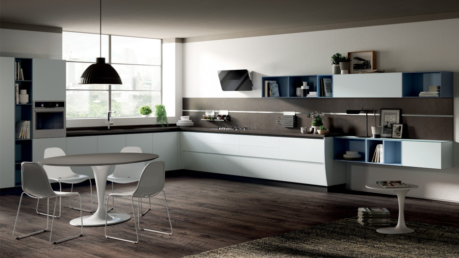 Photo Scavolini Flux Swing kitchen straight 393cm