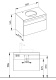 Photo Cube under the sink Keuco Stageline 80 32864180100 with backlit left cashmere
