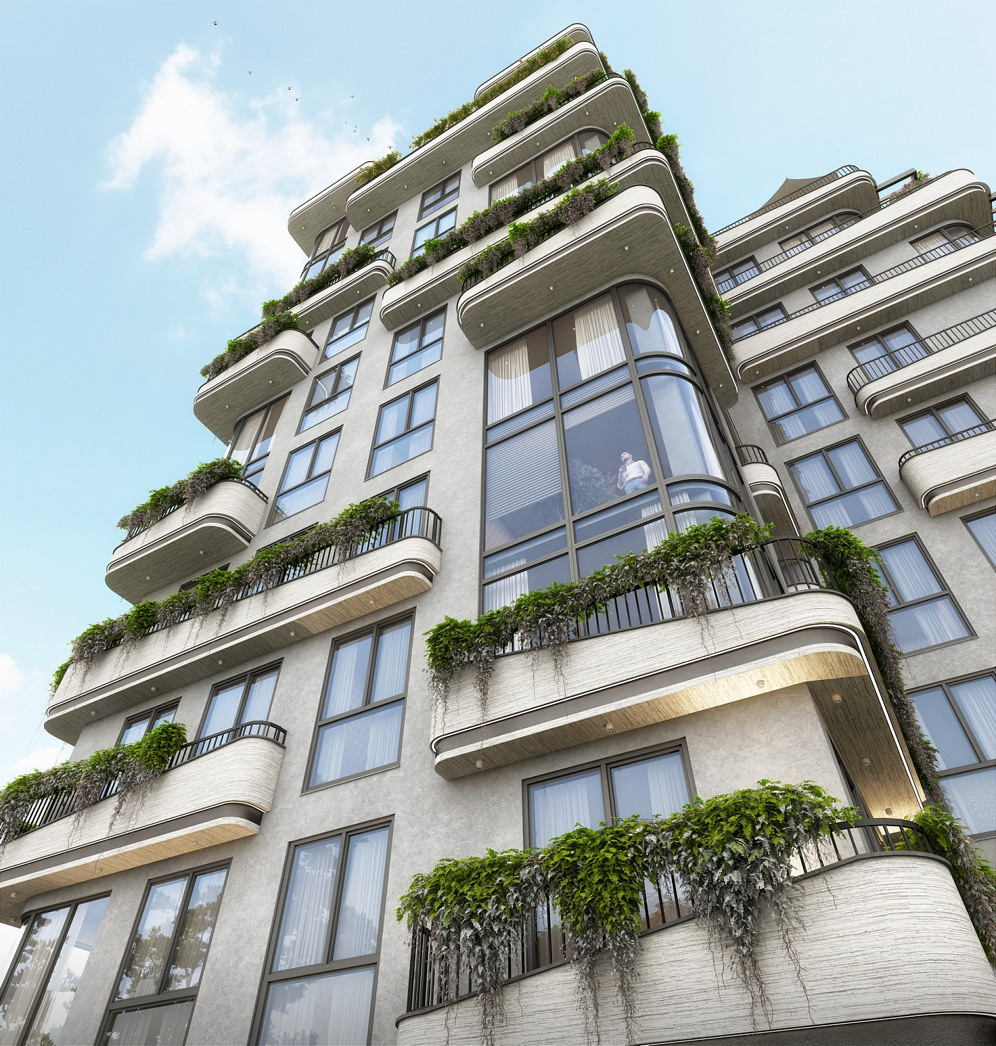 Cozy residential complex in the green zone