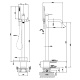 Photo Bath mixer Gessi 316 54028#707 black matte
