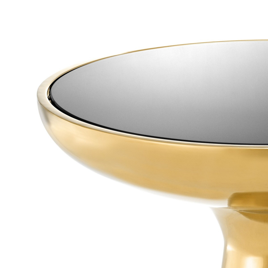 Photo Lindos Low side table (golden finish)